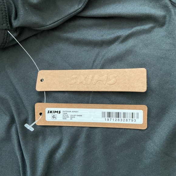 NWT SKIMS Black Outdoor Jersey - Picture 6 of 7